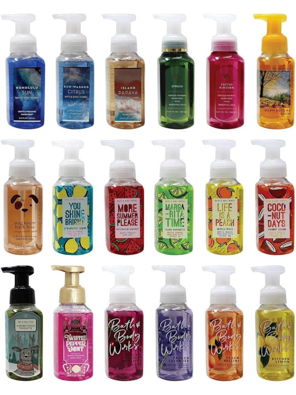 Gentle Foaming Hand Soap 5-Pack | Moisturizing, Refreshing, Assorted Scents